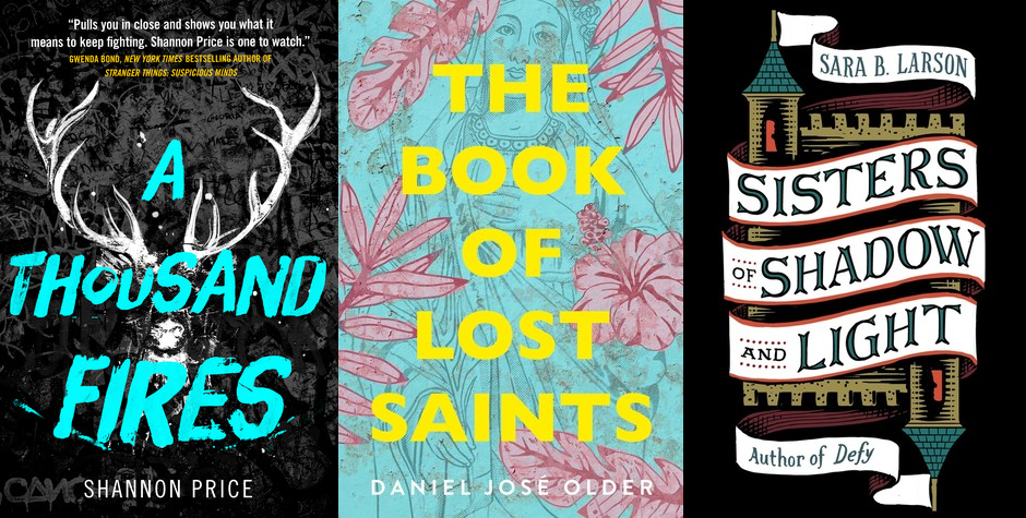 new book releases november 2019: A Thousand Fires, The Book of Lost Saints, Sisters of Shadow and Light